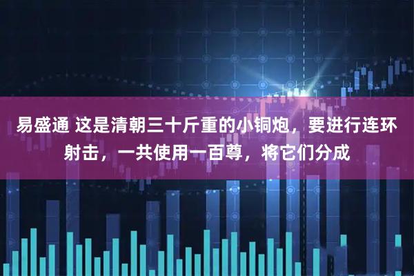 易盛通 这是清朝三十斤重的小铜炮，要进行连环射击，一共使用一百尊，将它们分成