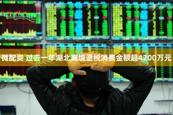 微配资 过去一年湖北离境退税消费金额超4200万元